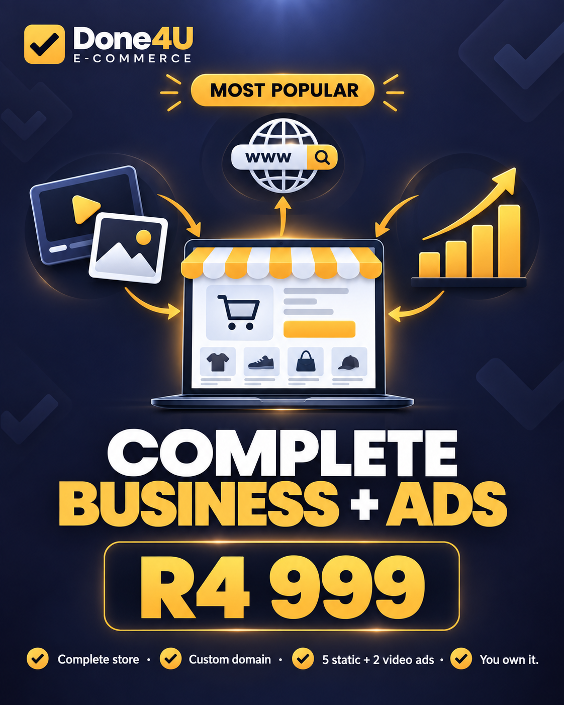 The Complete Business — Store + Ads, Done For You